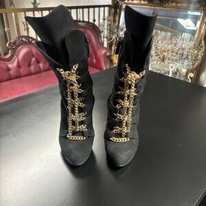 Giuseppe Zanotti Ankle Boots Size 39 | 4.5" Heel | Side Zipper